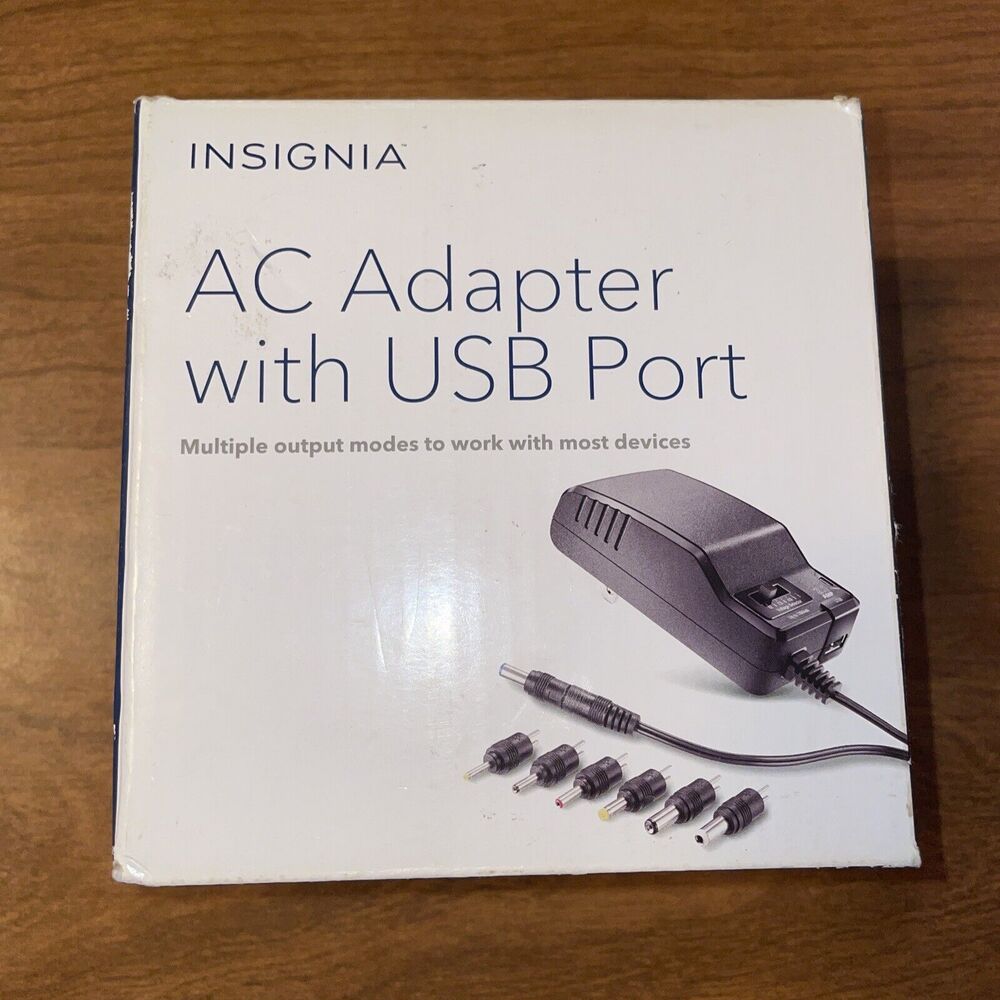 Insignia NS-AC1200 USB Port AC Adapter *Missing Adapter Tip*